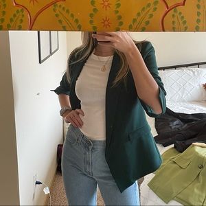 Emerald Green Blazer 7th Avenue Design Studio Size Small